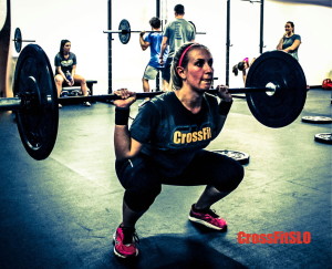 Sam working on her Back Squat!!!