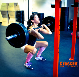 Tanya working on her Front Squat!!!