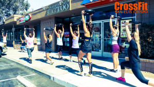 Memorial Day WOD: “BLAKE” Four rounds of: .100 foot Walking Lunge with 45/25 plate held overhead .30 Box jump, 24/20 inch box .20 Wallball shots, 20/14 pound ball .10 Handstand push-ups