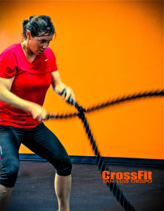 Laurel working on the Ropes!!!