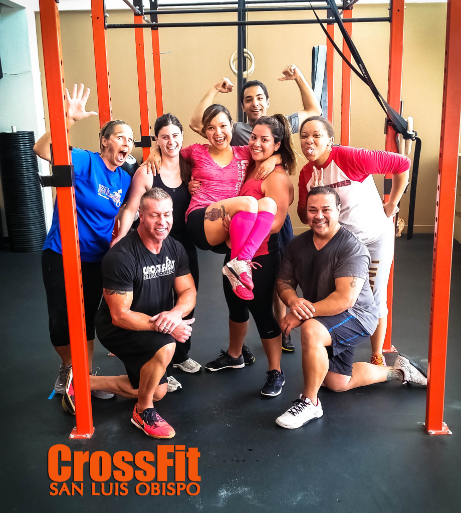 Great WOD today! Coaches and athletes working together finishing "Jackie"