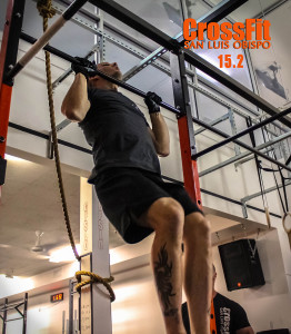 Geat job last night 15.2! Workout 15.2 Every 3 minutes for as long as possible complete: From 0:00-3:00    2 rounds of:    95-lb. overhead squats, 10 reps    10 chest-to-bar pull-ups From 3:00-6:00    2 rounds of:    95-lb. overhead squats, 12 reps    12 chest-to-bar pull-ups From 6:00-9:00    2 rounds of:    95-lb. overhead squats, 14 reps    14 chest-to-bar pull-ups Etc., following same pattern until you fail to complete both rounds? 