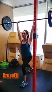 Adriana working on her lifts!
