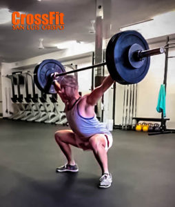 Aaron hitting his PR, 155b Snatch!!!