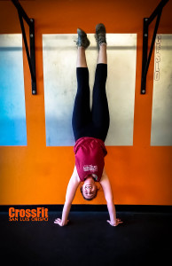 Congratulations Alyson your first Handstand!!!