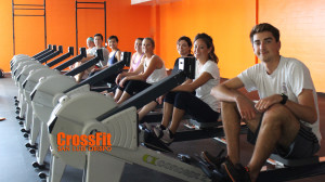 Calm before the storm 6400m Row! Back to the Front Morty, Jesses, Norma, Caroline, Amy, Laurel, Ashley, and Nick.