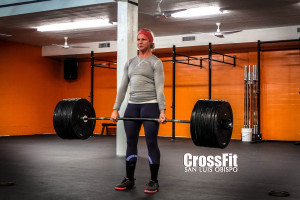 Bonnie PR's her Deadlift @ 285lbs.